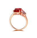 2.91CT Two Stone Ring