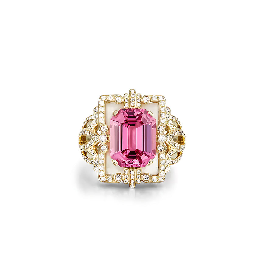 5.10CT Radiant Spinel Ring