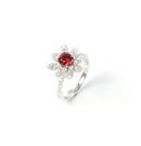 2CT Cushion Spinel Ring