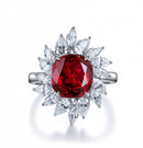 4.94CT Halo Cushion Shape Ring