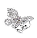3CT Butterfly Cubic Zirconia Ring