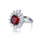 4.94CT Halo Cushion Shape Ring