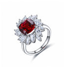 4.94CT Halo Cushion Shape Ring