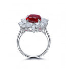 4.94CT Halo Cushion Shape Ring