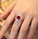 4.94CT Halo Cushion Shape Ring