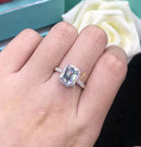 Halo Cut Moissanite Ring