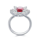 3CT Oval Shape Ring