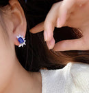 5CT Cushion Shape Stud Earrings